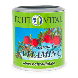 ECHT VITAL natürliches VITAMIN C - 100 g Pulver