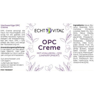 ECHT VITAL OPC CREME ohne Parfüm 50 ml