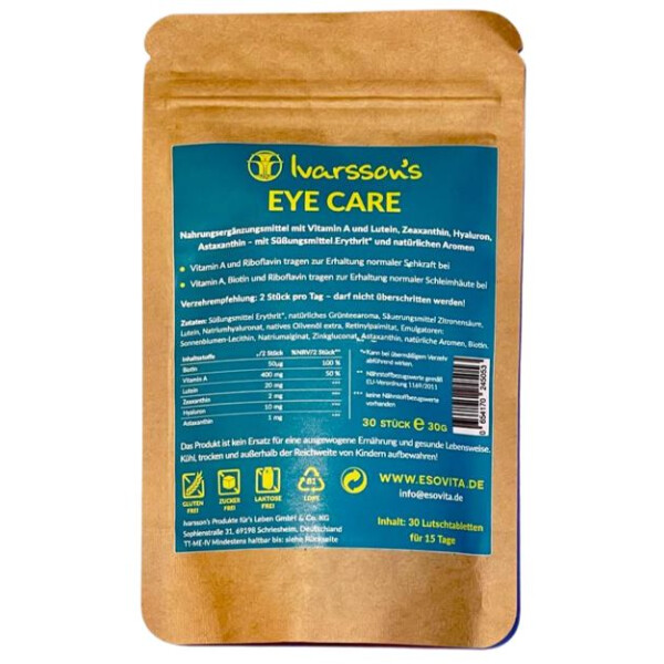 Eye Care - Die NEUEN Eye Care Augen-Bonbons 30 Stück
