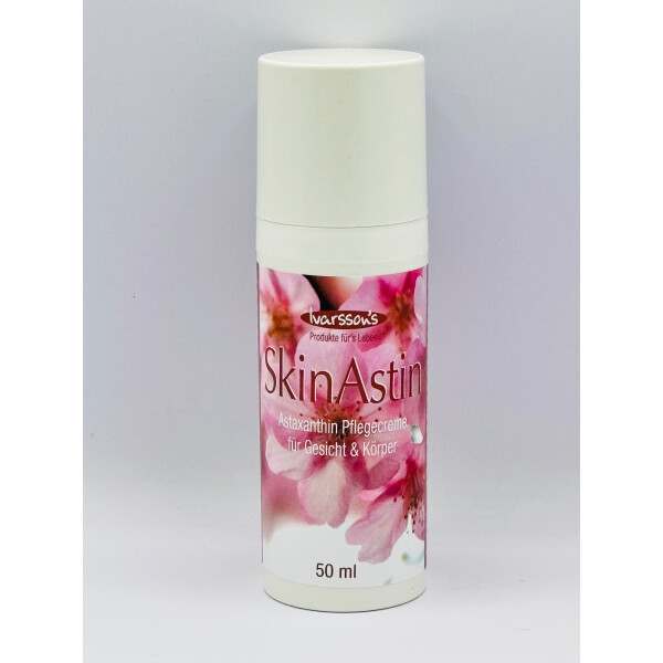 SkinAstin® – Biologische Astaxanthin-Creme für trockene und reife Haut 50ml